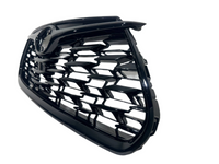 2020-2025 Toyota Highlander Front Bumper Upper Grille W Cam Option Gloss Black - Bumper & Body Parts