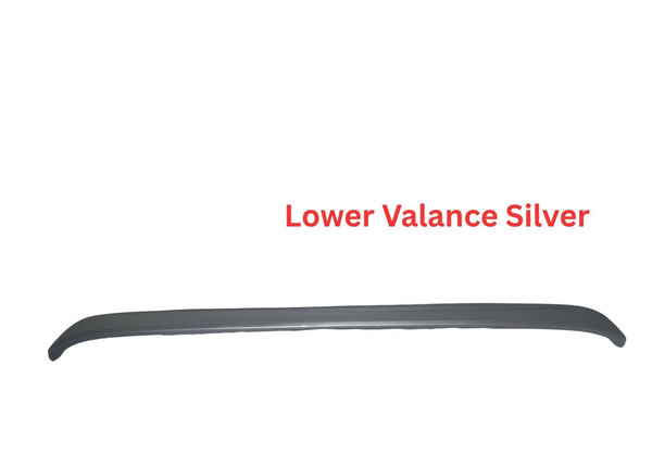 2020 2021 2022 2023 2024 2025 Toyota Highlander Front Bumper Lower Valance Molding Gloss Silver