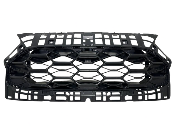 2023 2024 2025 2026 Honda HRV HR-V LX Front Bumper Upper Grille Without Sensor Holes Honeycomb Matte Black