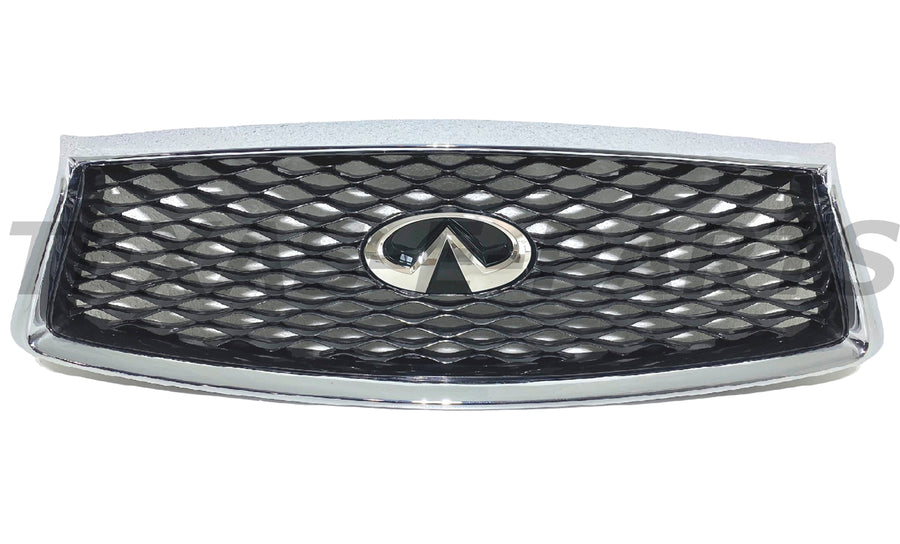2018 2019 2020 2021 2022 2023 Infiniti Q50 Q50s Front Bumper Upper Grille With Camera Option