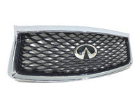 2018 2019 2020 2021 2022 2023 Infiniti Q50 Q50s Front Bumper Upper Grille With Emblem - Bumper & Body Parts
