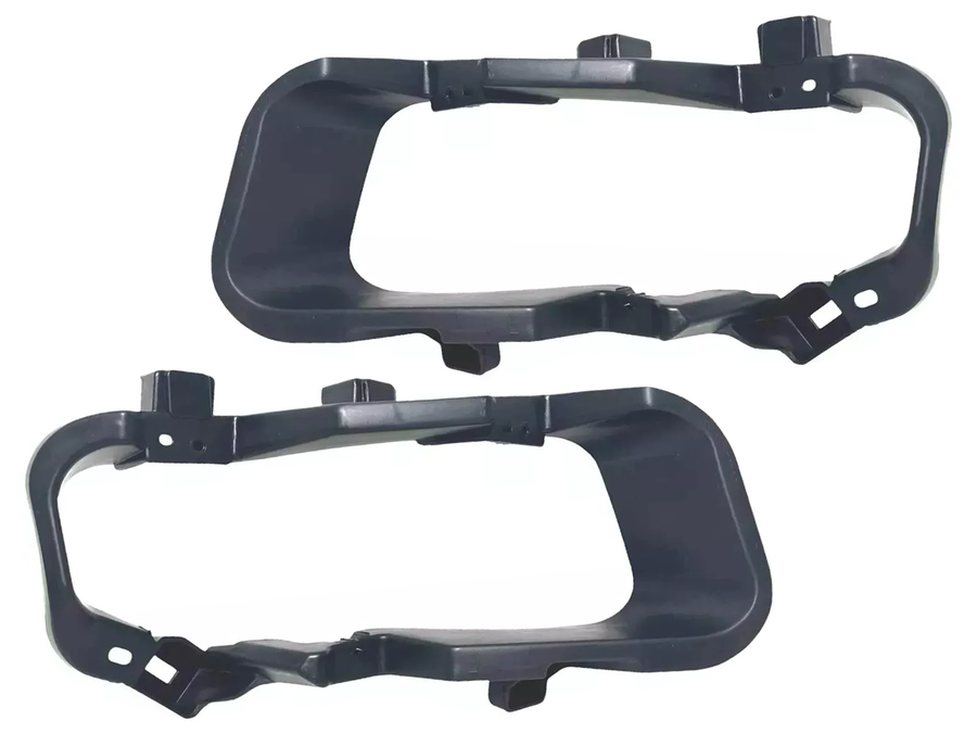 2018 2019 2020 Nissan Kicks SR Front Bumper Fog Light Cover Bracket Left Driver & Right Passenger Set