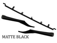 2021 2022 2023 Toyota Camry XSE SE Front Bumper Center Left Right Side Molding Trim Set Matte Black - Bumper & Body Parts