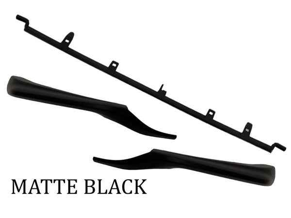 2021 2022 2023 2024 Toyota Camry XSE SE Front Bumper Center Left Right Side Molding Trim Set Matte Black