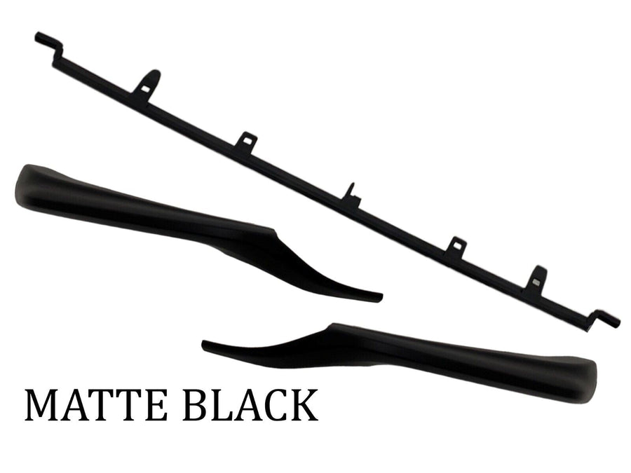 2021 2022 2023 2024 Toyota Camry XSE SE Front Bumper Center Left Right Side Molding Trim Set Matte Black