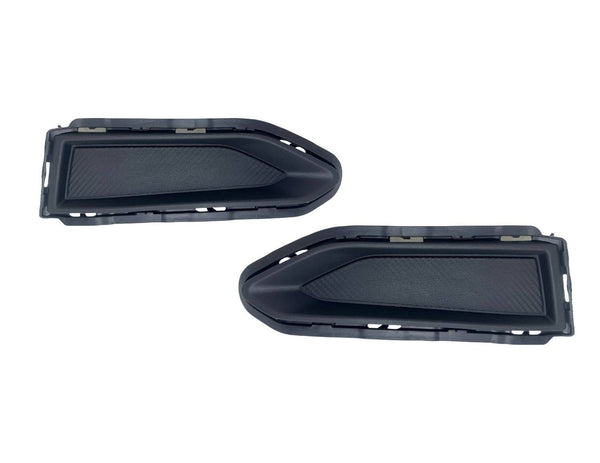 2023 2024 2025 Nissan Versa S SR SV Front Bumper Fog Light Cover Without Fog Hole Left Driver & Right Passenger Set