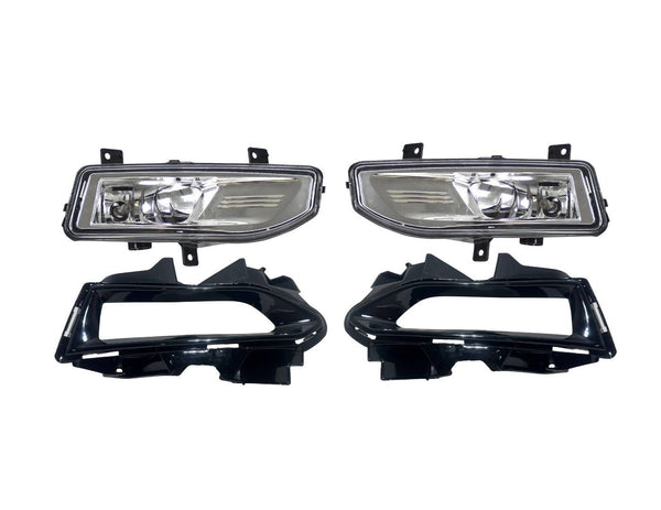 2023 2024 2025 Nissan Versa S SR SV Front Bumper Fog Light Lamp With Cover Left Driver & Right Passenger Set