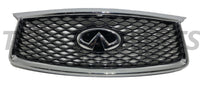 2019 2020 2021 2022 2023 2024  Infiniti QX50 Grille Front Bumper Upper Grille With Camera Option