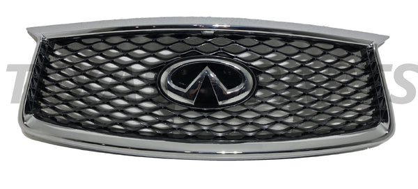 2019 2020 2021 2022 2023 2024  Infiniti QX50 Grille Front Bumper Upper Grille With Camera Option