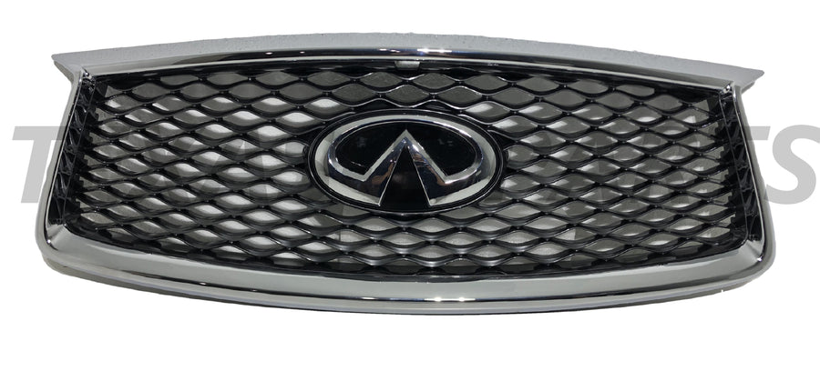 2019 2020 2021 2022 2023 2024  Infiniti QX50 Grille Front Bumper Upper Grille With Camera Option