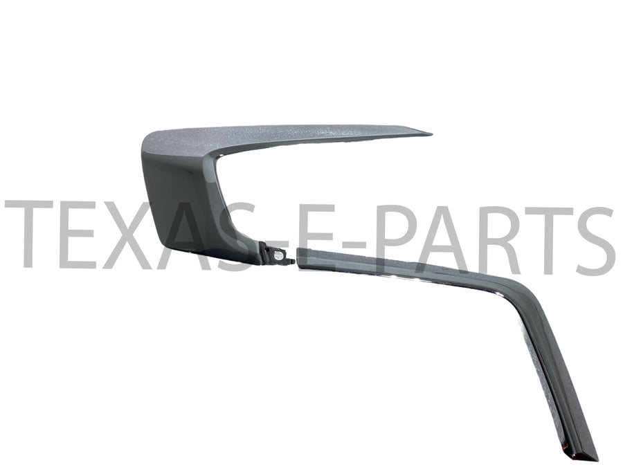 2016 2017 2018 2019 Mitsubishi Outlander Sport Front Bumper Left Chrome Trims Upper Lower Molding
