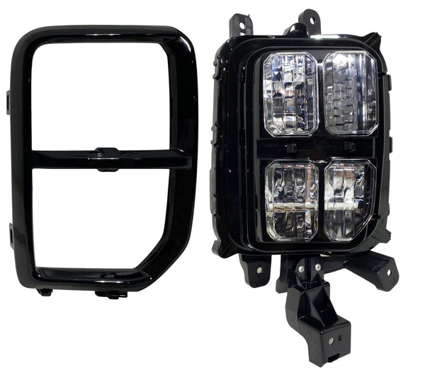 2020 2021 2022 2023 2024 2025 Mitsubishi Outlander Sport Front Bumper Turn Signal Fog Light Lamp With Cover Right Passenger Side