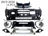 2019-2020 Mitsubishi Outlander Front Bumper Cover Grille Center Lower Panel Chromes 14-Pcs - Bumper & Body Parts