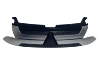 2019-2020 Mitsubishi Outlander Front Bumper Cover Grille Center Lower Panel Chromes 14-Pcs - Bumper & Body Parts