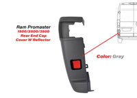 2014-2018 Ram Promaster 1500 2500 3500 Left Rear Bumper Side End Cap Cover With Reflector Driver Gray - Bumper & Body Parts