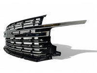 2021-2024 Chevrolet Suburban Tahoe Premier Grille Front Bumper Upper Grille With Camera Option Chrome - Bumper & Body Parts