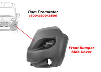 2023-2025 Ram Promaster 1500 2500 3500 Left Front Bumper Side Cover Driver - Bumper & Body Parts