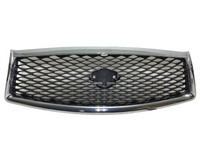 2014 2015 2016 2017 Infiniti Q50 Front Bumper Grille Upper With Camera Option Chrome Mesh - Bumper & Body Parts