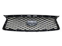 2018-2024 Infiniti Q50 Grille Front Bumper Upper Grill Gloss Black With Camera Option - Bumper & Body Parts