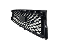 2018-2024 Infiniti Q50 Grille Front Bumper Upper Grille With Sensor Holes With Camera Option Black Gloss - Bumper & Body Parts