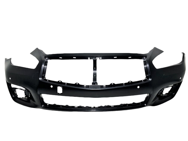 2015 2016 2017 2018 2019 Infiniti Q70L Q70 Front Bumper Cover With Sensor Holes