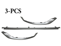 2021-2024 Toyota Rav4 Prime XSE SE Left Right Center Front Bumper Side Trim Lower Molding Silver Driver Passenger 3-Pcs - Bumper & Body Parts