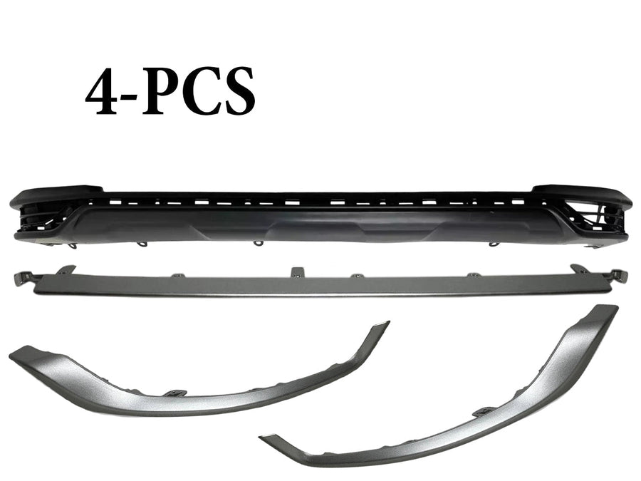 2021 2022 2023 2024 Toyota Rav4 Prime XSE SE Left Right Center Front Bumper Side Trim Molding With Lower Cover 4-PCS