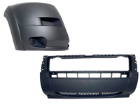 2019-2022 Ram Promaster 1500 2500 3500 Right Front Bumper Side End Cap Cover With Center Middle Cover Black - Bumper & Body Parts