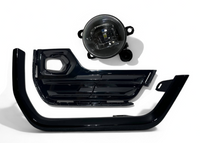 2022 2023 2024 GMC Terrain SLT Right Front Bumper Fog Light Lamp With Cover &amp; Molding Trim Gloss Black Passenger Side