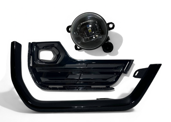 2022 2023 2024 GMC Terrain SLT Right Front Bumper Fog Light Lamp With Cover &amp; Molding Trim Gloss Black Passenger Side