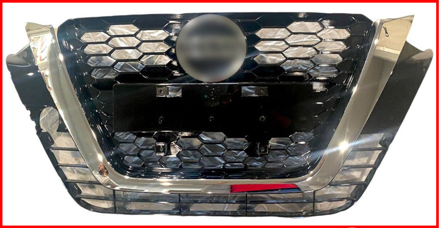 2019 2020 2021 2022 Nissan Altima Front Bumper Upper Grille Chrome With License Plate Holder