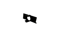 2021 2022 2023 2024 2025 Nissan Rogue Front Bumper Parking Aid Sensor Bracket Left Driver Side