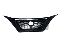 2021 2022 2023 Nissan Rogue Front Bumper Upper Grille With Camera Option Gloss Black