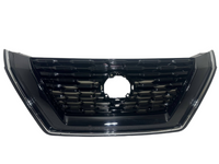 2021 2022 2023 Nissan Rogue Front Bumper Upper Grille With Camera Option Gloss Black