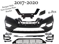2017 2018 2019 2020 Nissan Rogue Front Bumper Cover Chrome Fog Lamp Lower Grille Without Upper Grille