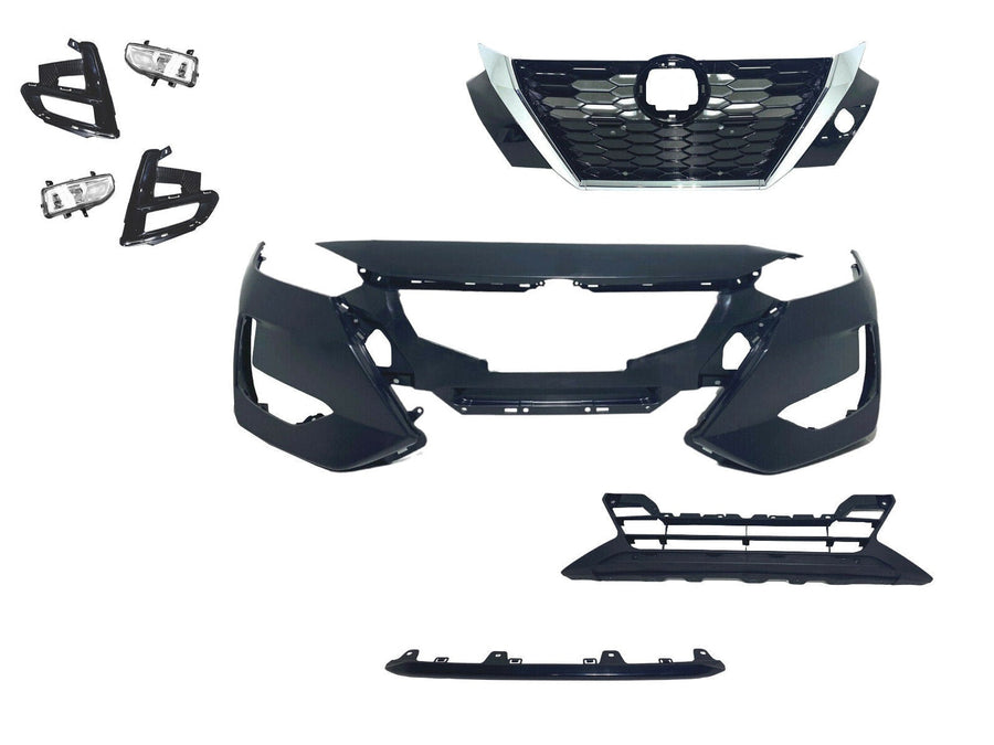 2020 2021 2022 2023 Nissan Sentra Front Bumper Cover Complete Assembly