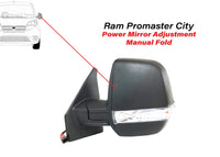2015-2022 Ram Promaster City Side Front Door Left Driver Side Rear View Mirror Heated Signal - Bumper & Body Parts