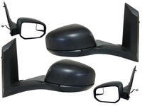 2014 2015 2016 2017 2018 2019 2020 2021 2022 2023 Ford Transit Connect Front Door Left Driver Right Passenger Power Side Rear View Mirror Heated Set - Bumper & Body Parts