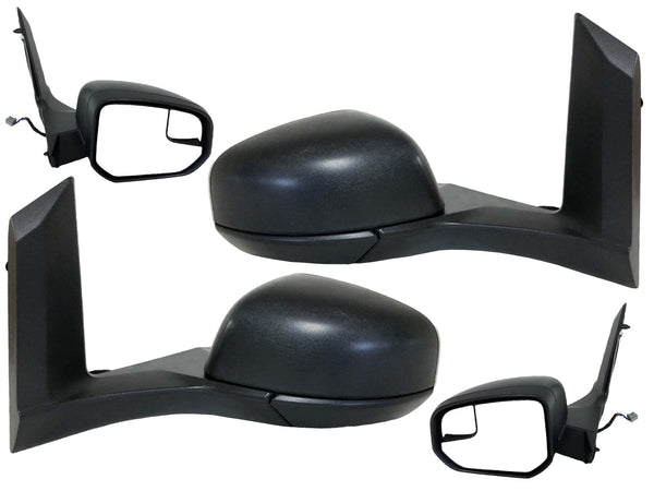 2014 2015 2016 2017 2018 2019 2020 2021 2022 2023 Ford Transit Connect Front Door Left Driver Right Passenger Power Side Rear View Mirror Heated Set