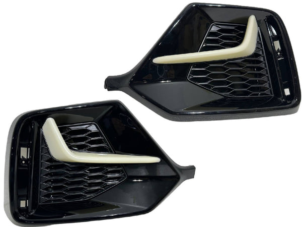 2020 2021 Honda Civic Hatchback Rear Bumper Garnish Left Right Driver Passenger Side Set