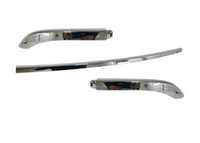 2015 2016 2017 2018 2019 2020 2021 2022 2023 2024 Nissan Murano Left Right Center Rear Bumper Chrome Molding Trim Set