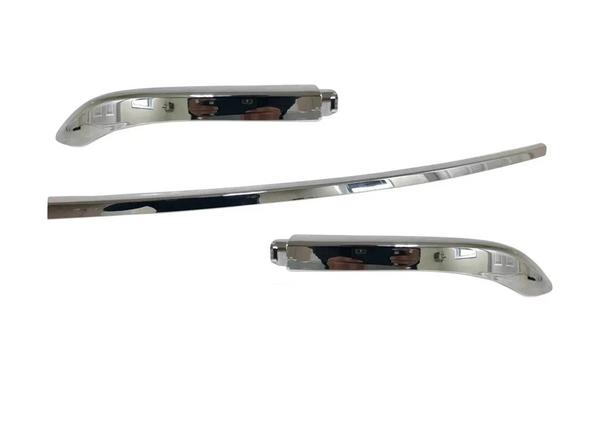 2015 2016 2017 2018 2019 2020 2021 2022 2023 2024 Nissan Murano Left Right Center Rear Bumper Chrome Molding Trim Set