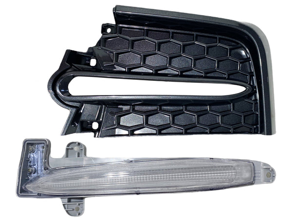 2020 2021 2022 Toyota Corolla XSE SE Left Front Bumper Daytime Running Fog Light With Gray Cover DRL