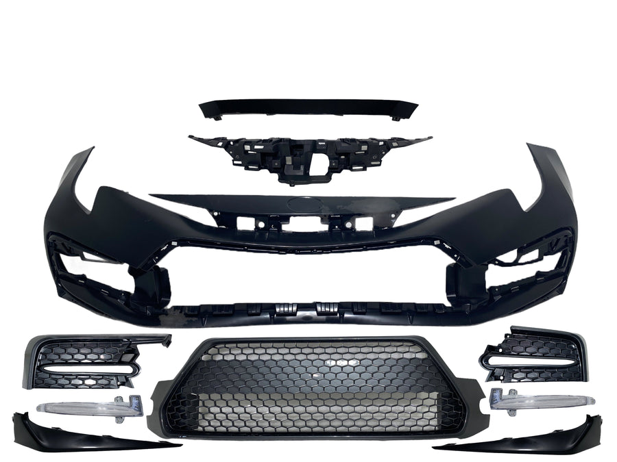 2020 2021 2022 Toyota Corolla XSE SE Front Bumper Cover Grille Molding DRL Fog Covers Complete