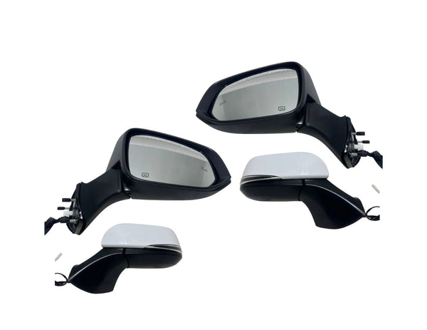 2020 2021 2022 2023 2024 2025 Toyota Highlander Front Door Side Rear View Mirror Heated Signal Power Mirror Adjustment BSM Left Driver Right Passenger Side