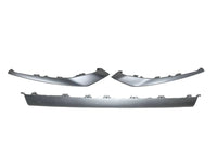 2024 2025 Toyota Grand Highlander Front Bumper Lower Molding Trim Silver Center Left Right 3pcs Set