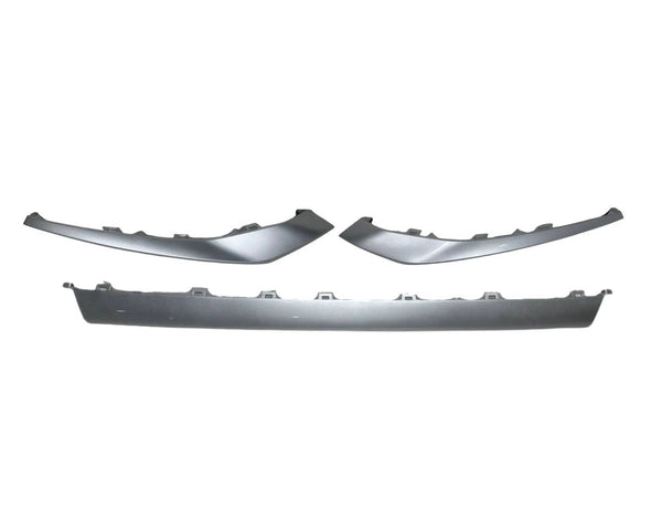 2024 2025 Toyota Grand Highlander Front Bumper Lower Molding Trim Silver Center Left Right 3pcs Set