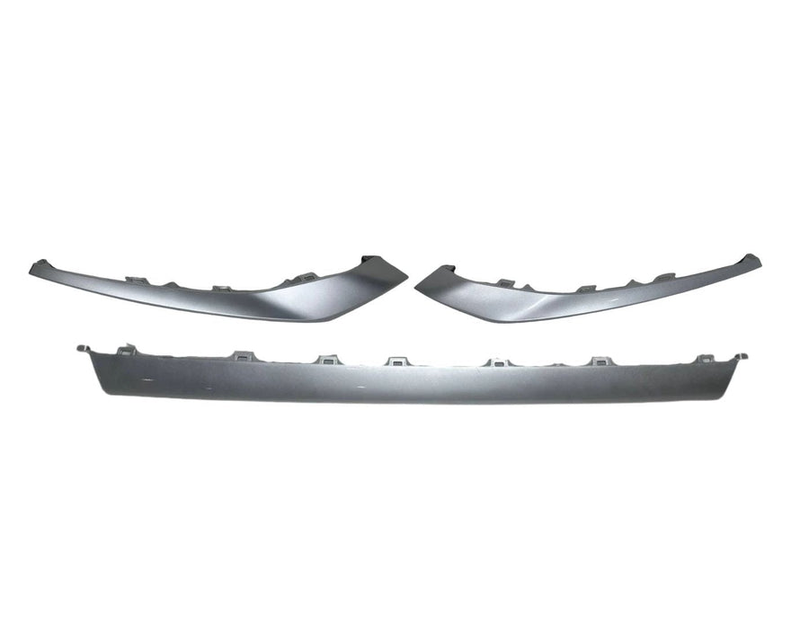 2024 2025 Toyota Grand Highlander Front Bumper Lower Molding Trim Silver Center Left Right 3pcs Set