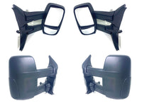 2015 2016 2017 2018 2019 2020 2021 2022 2023 2024 Ford Transit Left Right Front Door Side Rear View Long Arm Mirror Pair - Bumper & Body Parts