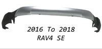 2016 2017 2018 Toyota Rav4 SE Front Bumper Lower Valance With Silver Molding - Bumper & Body Parts